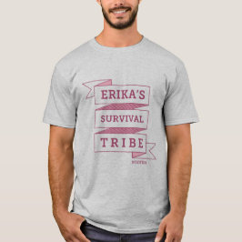 エリカのサバイバル部族リボンTシャツ(引用文付き) Tシャツ