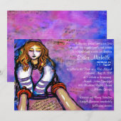 エリカス招待状とヘブライ語 招待状 (正面/裏面)