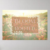 エリカレンジポスター – 開花が根付いた場所 ポスター (正面)