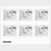 エリカ・クルークス・コミックス：ゲームショーの詐欺 スクエアシール (シート)