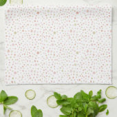 エリカ コンフェッティ 水彩 ドット キッチン タオル (折り畳み)