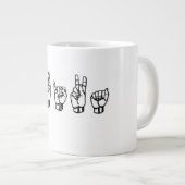 エリカASLマグ ジャンボコーヒーマグカップ (正面右)