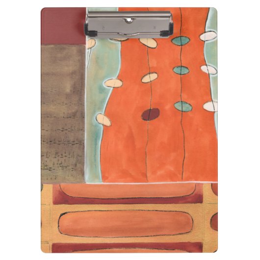 エリカJ Vess著卵の抽象的なパレード クリップボード (正面)