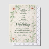 エリガントシンプル結婚式招待状ヴェラム ベラム紙招待状 (オフセット (招待状))