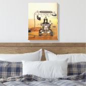 エリクソン電話， 1890 キャンバスプリント (インサイチュ (寝室))