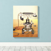 エリクソン電話， 1890 キャンバスプリント (インサイチュ (ウッドフロア))