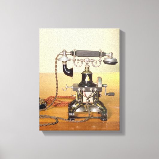 エリクソン電話， 1890 キャンバスプリント (正面)