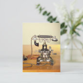 エリクソン電話， 1890 ポストカード (スタンド正面)