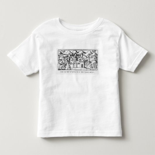 エリコの壁のジョシュア トドラーTシャツ (正面)