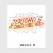 「エリコの近所の時計」ステッカー シール (シート)