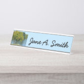 エリコットシティメリーランド州100周年湖 デスクネームプレート (正面)