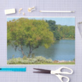 エリコットシティメリーランド州100周年湖 薄葉紙 (クラフト)