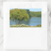 エリコットシティメリーランド州100周年湖 長方形シール (バッグ)