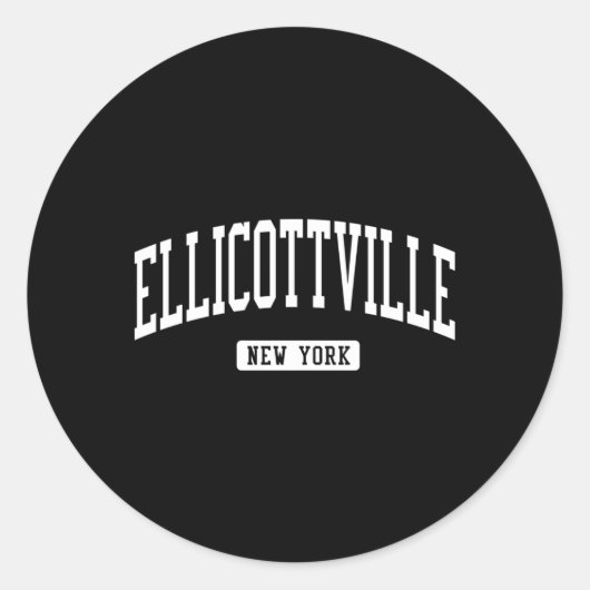 エリコットビルニューヨークニューヨークニューヨークニューアスレティックスポーツ ラウンドシール (正面)