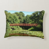 エリコット市の100周年の湖で橋 アクセントクッション (裏面)