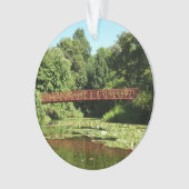 エリコット市の100周年の湖で橋 オーナメント (正面)