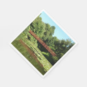 エリコット市の100周年の湖で橋 スタンダードランチョンナプキン (角)