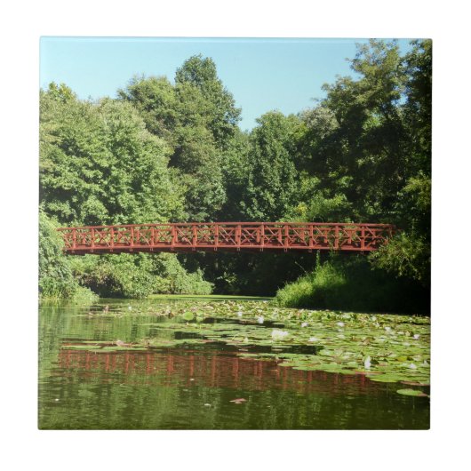 エリコット市の100周年の湖で橋 タイル (正面)