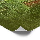 エリコット市の100周年の湖で橋 ポスター (角)