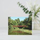 エリコット市の100周年の湖で橋 ポストカード (スタンド正面)