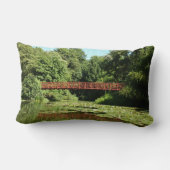 エリコット市の100周年の湖で橋 ランバークッション (裏面)