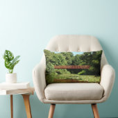 エリコット市の100周年の湖で橋 ランバークッション (椅子)