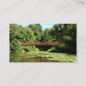 エリコット市の100周年の湖で橋 名刺 (裏面)