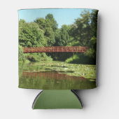 エリコット市の100周年の湖で橋 缶クーラー (正面)