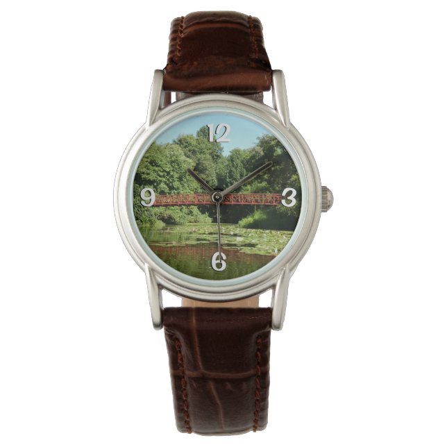 エリコット市の100周年の湖で橋 腕時計 (正面)