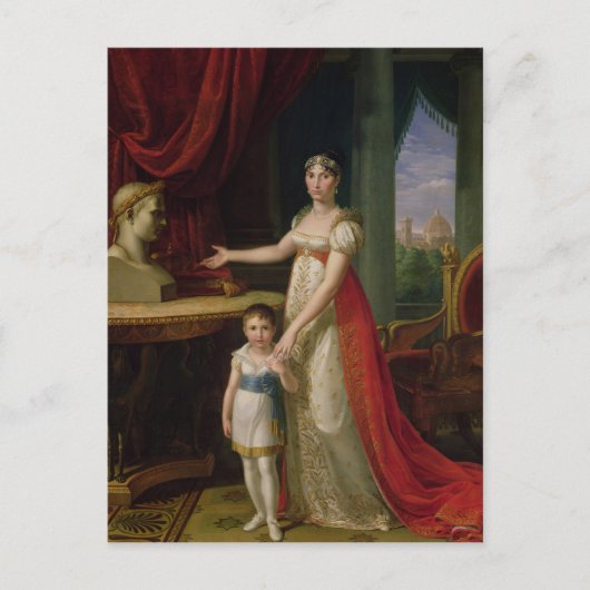 エリサボナパルテグランドデュチェスオブトスカーナ ポストカード (正面)