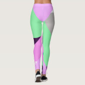 エリザベスあなたの名前を追加抽象芸術アートレギンス レギンス (裏面)