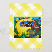 「エリザベスさんのイースターのワールドカード (正面/裏面)