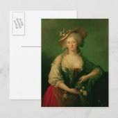 エリザベスという，フランスのエリザベス ポストカード (正面/裏面)