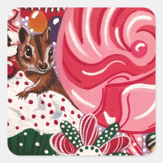 エリザベスのペパーミント世界 スクエアシール (正面)