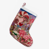 エリザベスのペパーミント世界 スモールクリスマスストッキング (正面 (吊り時))