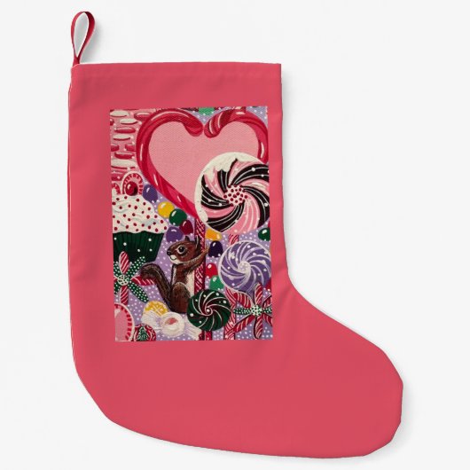 エリザベスのペパーミント世界 スモールクリスマスストッキング (正面)