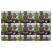 エリザベスの小屋でのクリスマス ファブリック (ファットクウォーター)