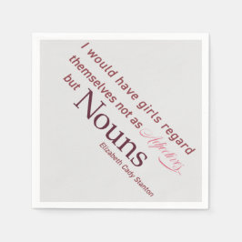 エリザベスカディスタントン引用文 スタンダードカクテルナプキン