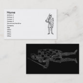 エリザベスコスチューム名刺 名刺 (正面/裏面)