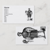 エリザベスコスチューム名刺 名刺 (正面/裏面)