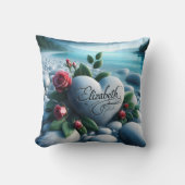 エリザベスストーンハート クッション (正面)