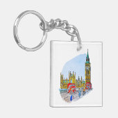 エリザベスタワー、別名ビッグベン キーホルダー (正面左)