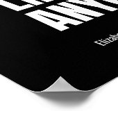 エリザベステイラーセルフラブ感動的引用文 ポスター (角)