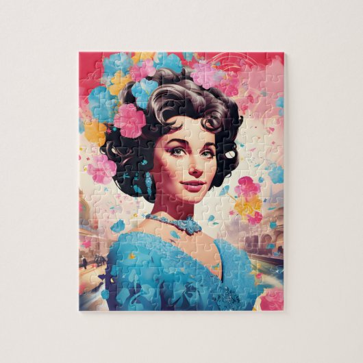 エリザベステイラーパズル ジグソーパズル (縦)