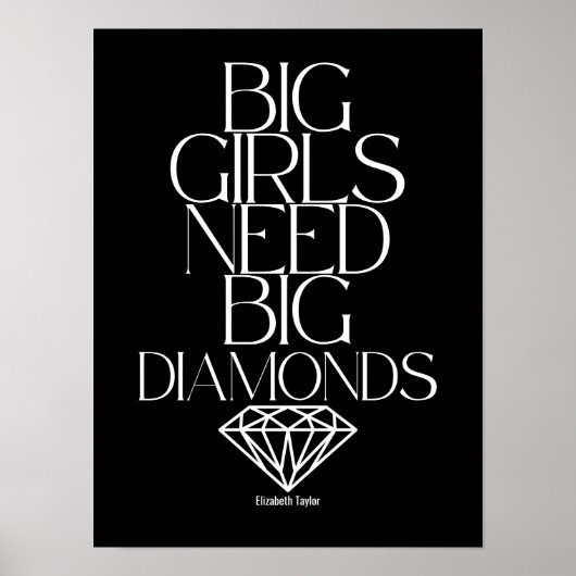 エリザベステイラー引用文ズウィメンズパワー ポスター (正面)