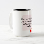 エリザベステイラー引用文マグ ツートーンマグカップ (正面左)