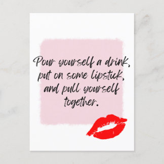 エリザベステイラー引用文 ポストカード