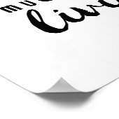 エリザベステイラー感動的引用文 ポスター (角)