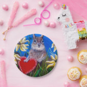 エリザベスハートとのプレート収集 ペーパープレート (パーティー)