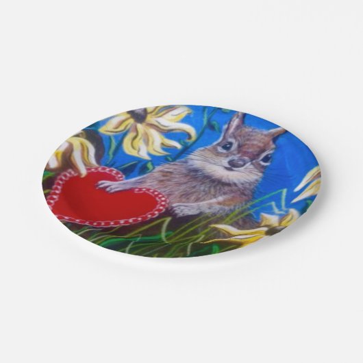 エリザベスハートとのプレート収集 ペーパープレート (アングル)